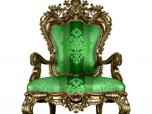 luksusowy fotel klasyczny do cnc 3d Model 3D