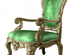 luxury armchair classic for cnc 3d 3D Model