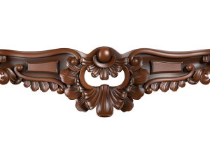 luxury armchair classic for cnc 3d 3D Model