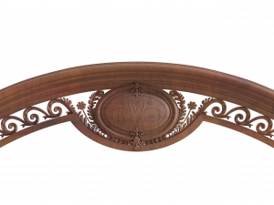 classical bed - 1 european style cnc carving 3D 모델