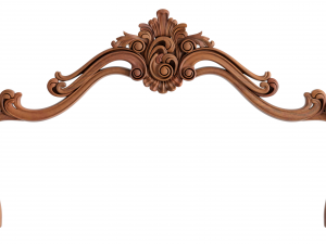 classical bed - 03 european style cnc carving 3D 모델