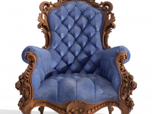sample cnc carving classic sofa 01 Modelo 3D