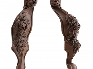 sample cnc carving classic sofa 01 3D Model