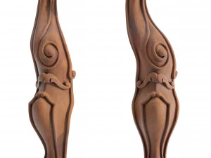 sample cnc carving classic sofa 02 3D Model