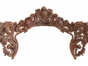 sample cnc carving classic sofa 03 3D 模型
