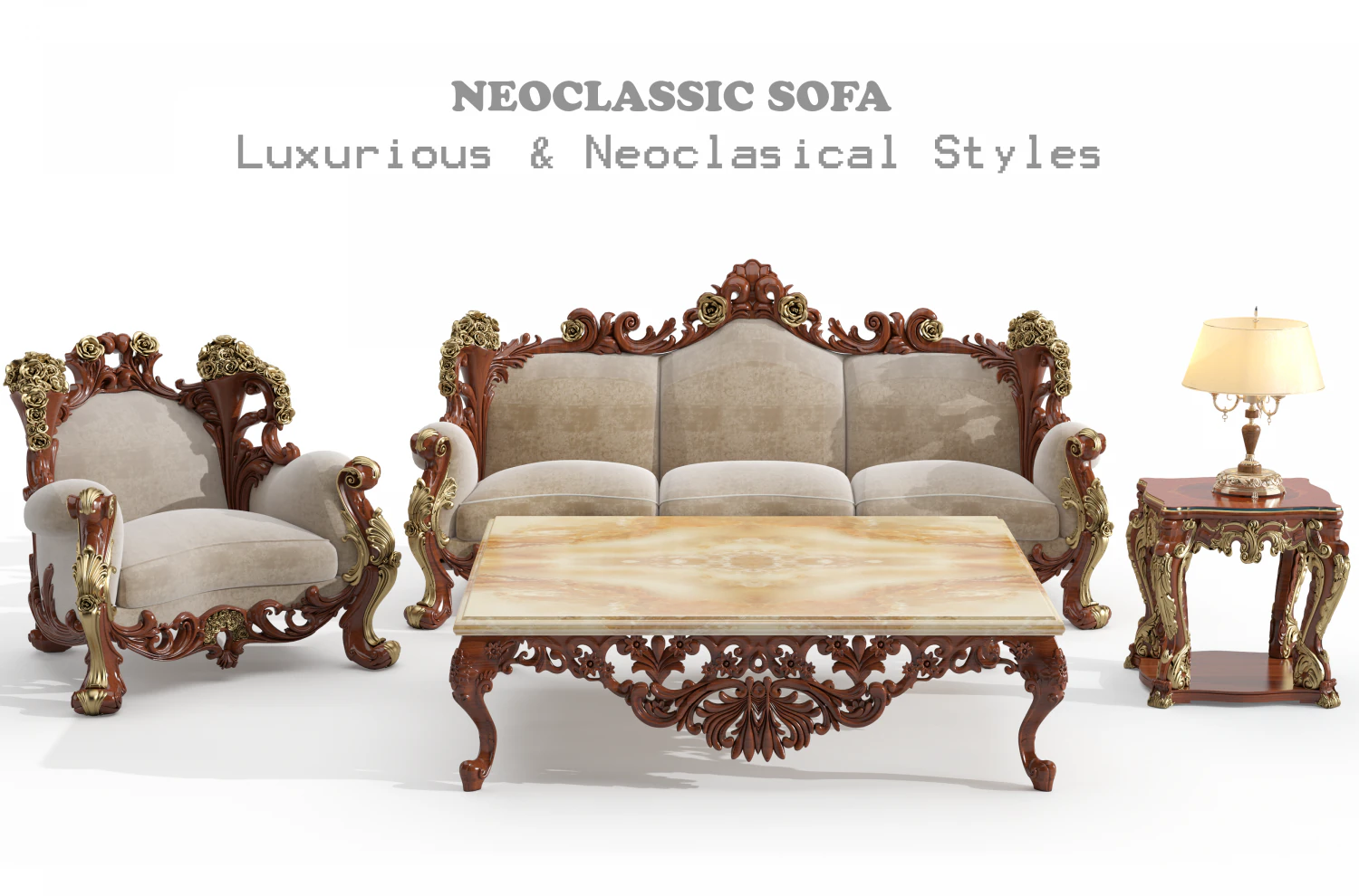 table and chairs and carvers cnc engraving 2 3D Model .c4d .max .obj .3ds .fbx .stl .blend 
