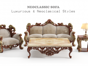 table and chairs and carvers cnc engraving 2 Modelo 3D