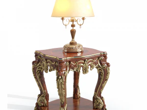 table and chairs and carvers cnc engraving 2 3D Model