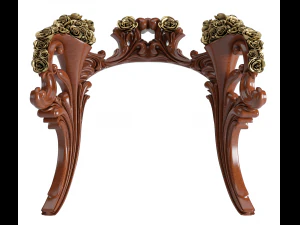 table and chairs and carvers cnc engraving 2 3D Model