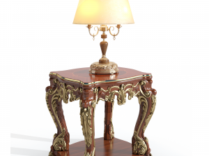 sample cnc carving classic table 01 Modelo 3D