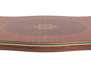 sample cnc carving classic table 01 Model 3D