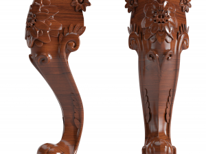 sample cnc carving classic table 02 3D-Modell