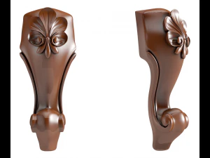 sample cnc carving classic sofa 06 3D Model