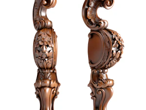 sample cnc carving classic sofa 07 3D Model