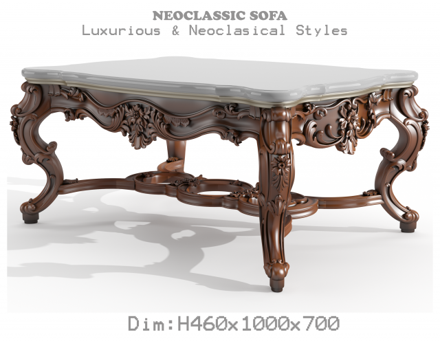 sample cnc carving classic table 03 3Dモデル .c4d .max .obj .3ds .fbx .stl .blend 