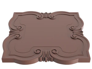 sample cnc carving classic table 04 3D Model