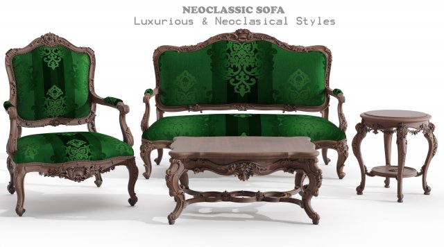 table and chairs and carvers cnc engraving 3 Model 3D .c4d .max .obj .3ds .fbx .stl .blend 