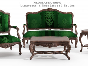 table and chairs and carvers cnc engraving 3 3D Model