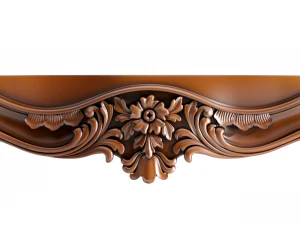 table and chairs and carvers cnc engraving 3 3D Model