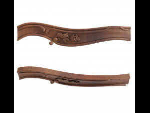 table and chairs and carvers cnc engraving 3 Model 3D