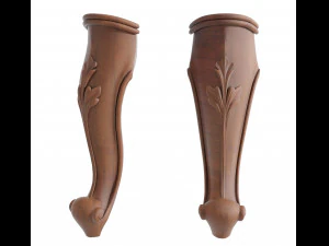 table and chairs and carvers cnc engraving 3 3D Model