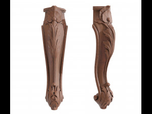 table and chairs and carvers cnc engraving 3 Model 3D