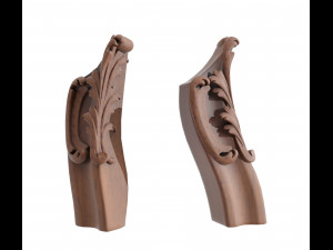 table and chairs and carvers cnc engraving 3 Model 3D