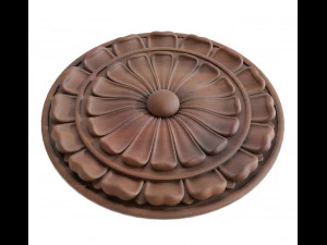 table and chairs and carvers cnc engraving 3 3D Model