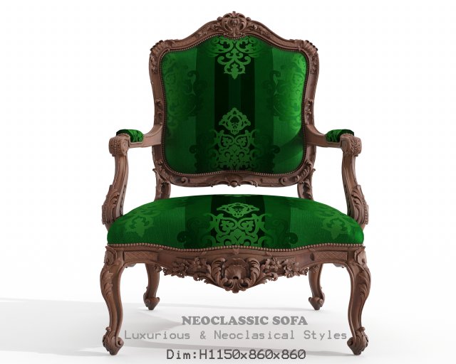 sample cnc carving classic sofa 09 Modelo 3D .c4d .max .obj .3ds .fbx .stl .blend 