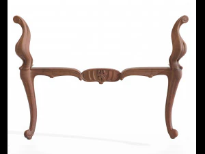 sample cnc carving classic bench 02 3D Model