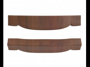sample cnc carving classic bench 02 3D Model
