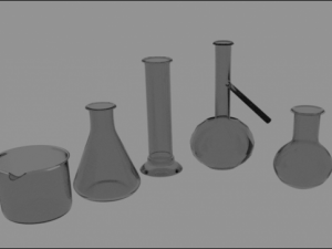 chemical glassware 3Dモデル