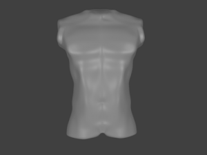 mans body Modello 3D