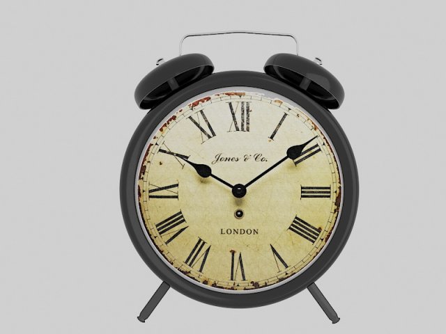 alarmclock 3D-Modell .c4d .max .obj .3ds .fbx .stl .blend 