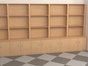 3d furniture for store Modello 3D