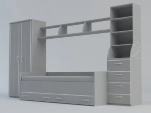 bedroom childrens 3D Model
