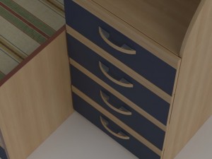 bedroom childrens 3D मॉडल