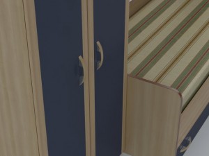 bedroom childrens 3D मॉडल