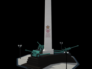 obelisk of glory Model 3D