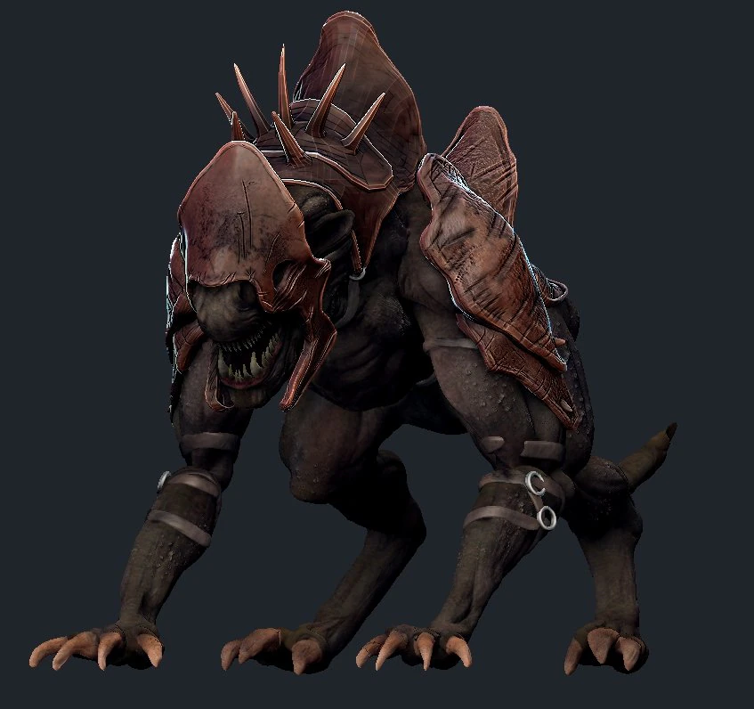 creature mount 3D Model .c4d .max .obj .3ds .fbx .stl .blend 