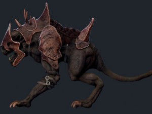 creature mount Modello 3D