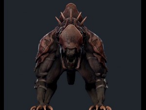 creature mount Modello 3D