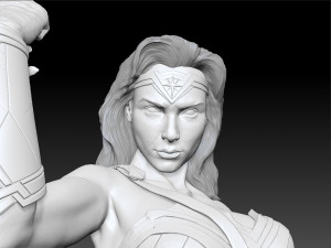 wonder woman gal gadot bust 3D 프린트 모델