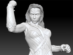 wonder woman gal gadot bust 3D 프린트 모델