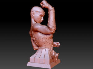 wonder woman gal gadot bust 3D 프린트 모델