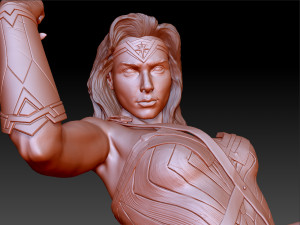 wonder woman gal gadot bust 3D 프린트 모델