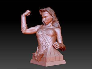 wonder woman gal gadot bust 3D 프린트 모델