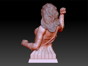 wonder woman gal gadot bust 3D 프린트 모델