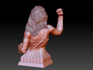 wonder woman gal gadot bust 3D 프린트 모델