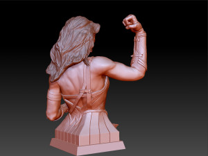 wonder woman gal gadot bust 3D 프린트 모델